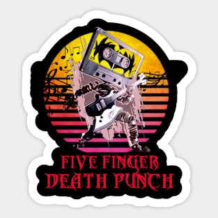 Five finger death punch vintage Sticker